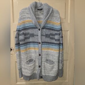 Pendleton Heritage 100% Shetland Wool Button Front Cardigan Size: Large